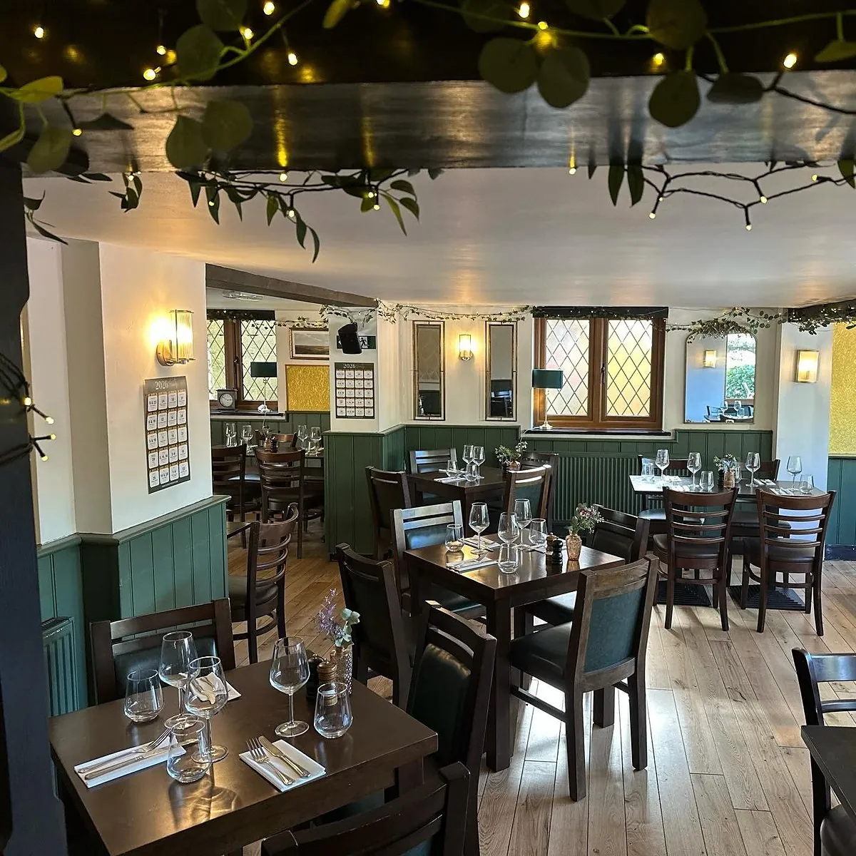 The dining room